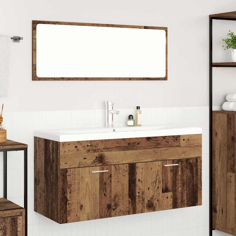 Dulap de Baie Lemn vechi 100 x 38,5 x 46 cm Lemn prelucrat