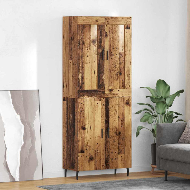 Bufet 2 buc. Lemn vechi 69,5 x 34 x 180 cm Lemn prelucrat