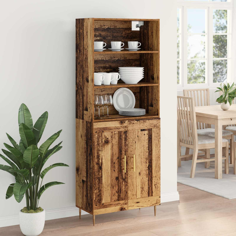 Bufet Lemn vechi 69,5 x 34 x 180 cm Lemn prelucrat