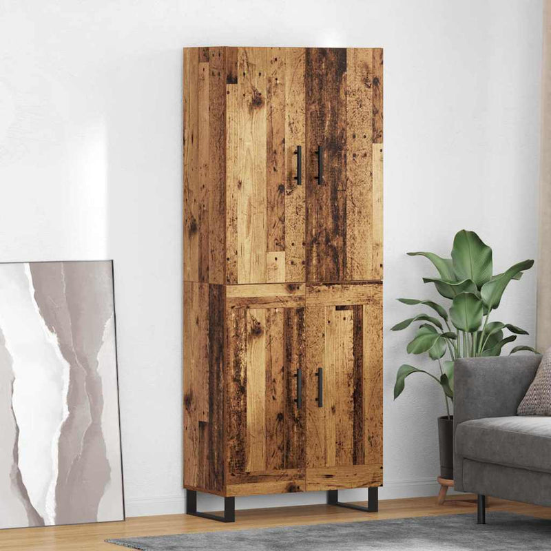 Bufet 2 buc. Lemn Vechi 69,5 x 34 x 180 cm