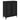 Bufet Stejar Negru 69,5 x 34 x 180 cm Lemn prelucrat