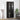 Bufet Stejar Negru 69,5 x 34 x 180 cm Lemn prelucrat