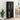 Bufet Stejar Negru 69,5 x 34 x 180 cm Lemn prelucrat