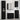 Set dulap baie 2 buc. Stejar Negru Lemn prelucrat