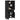 Bufet 2 buc. Stejar Negru 69,5 x 34 x 180 cm