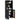 Bufet 2 buc. Stejar Negru 69,5 x 34 x 180 cm