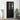 Bufet Stejar Negru 69,5 x 34 x 180 cm Lemn prelucrat