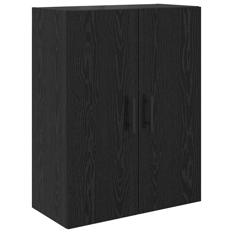 Bufet 2 buc. Stejar Negru 69,5 x 34 x 180 cm