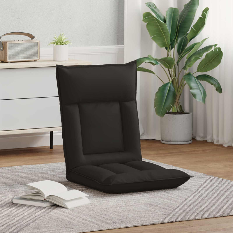 Fotoliu reglabil Negru Piele artificială