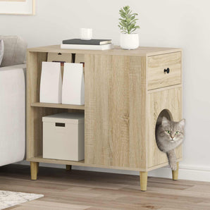 Casa pentru pisici Sonoma 72 x 42,5 x 70 cm Lemn prelucrat