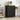 Cabinet mobil 63,5 x 39 x 79 cm Lemn de pin masiv Negru
