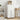 Cabinet mobil 53 x 39 x 103 cm Lemn de pin masiv Alb
