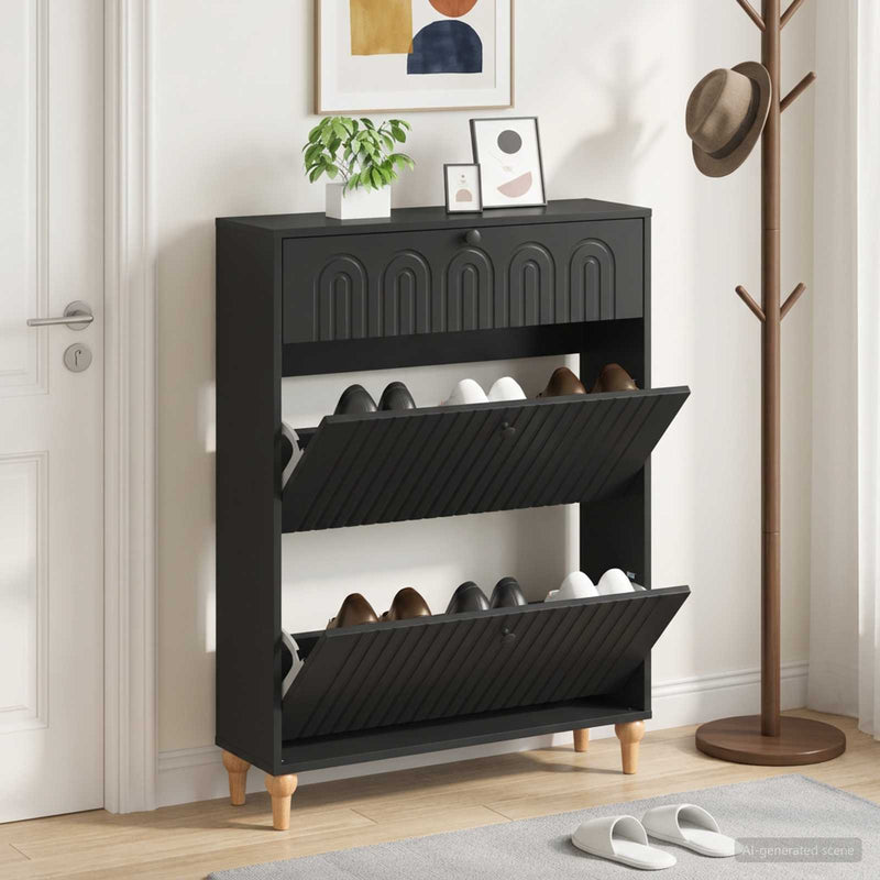 Dulap pentru pantofi ALKMAAR 78 x 24 x 103 cm Lemn prelucrat