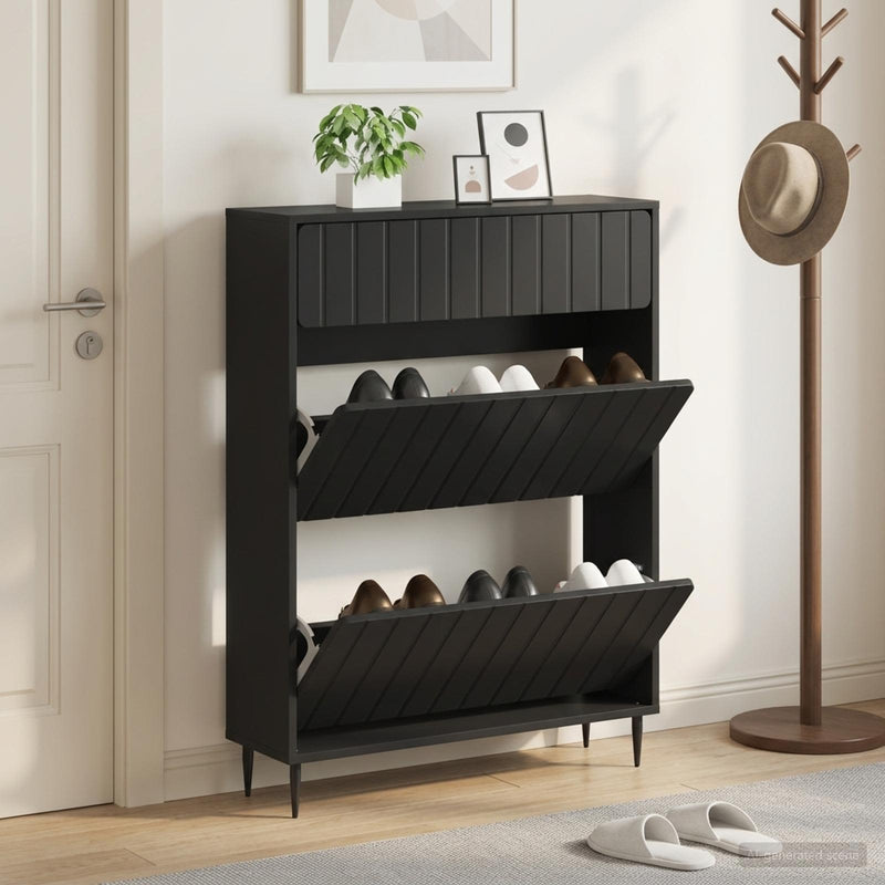 Dulap pentru pantofi ZWOLLE 78 x 24 x 103 cm Lemn prelucrat