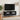 Cabinet TV cu LED Negru Lemn prelucrat