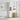 Cabinet de Baie cu Raft Deschis ARNHEM Alb foarte lucios