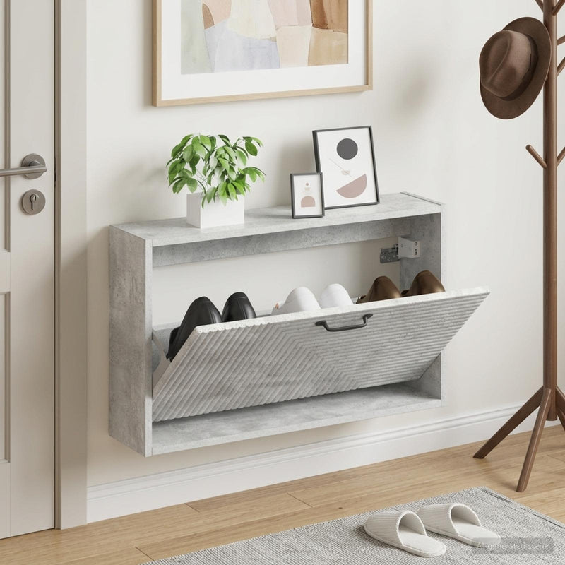 Dulap pentru pantofi montat pe perete HAARLEM 71 x 17 x 43 cm
