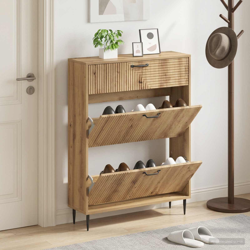 Dulap pentru pantofi HAARLEM 78 x 24 x 103 cm Lemn prelucrat