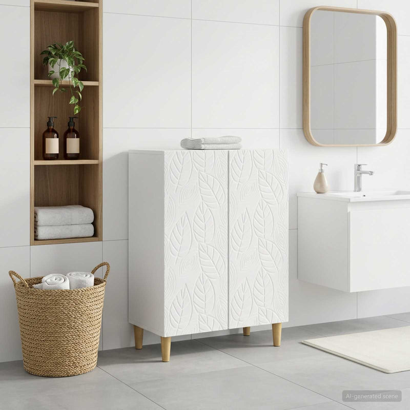 Dulap de Depozitare pentru Baie DELFT Alb 59,5 x 31 x 80 cm
