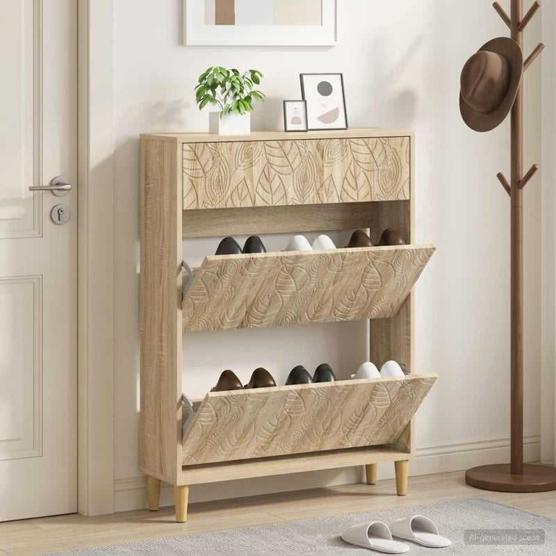 Dulap pentru pantofi DELFT 78 x 24 x 103 cm Lemn prelucrat
