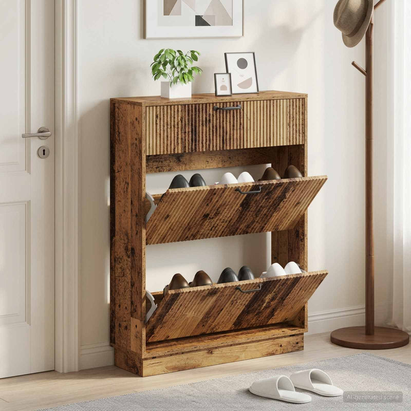 Dulap pentru pantofi HOORN 78 x 24 x 100 cm Lemn prelucrat