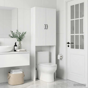 Dulap pentru toaletă HOORN Alb 66 x 25,5 x 190 cm
