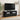 Cabinet TV cu LED Negru Lemn prelucrat