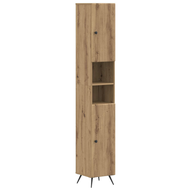 Cabinet de Baie cu Raft Deschis BREDA Lemn vechi