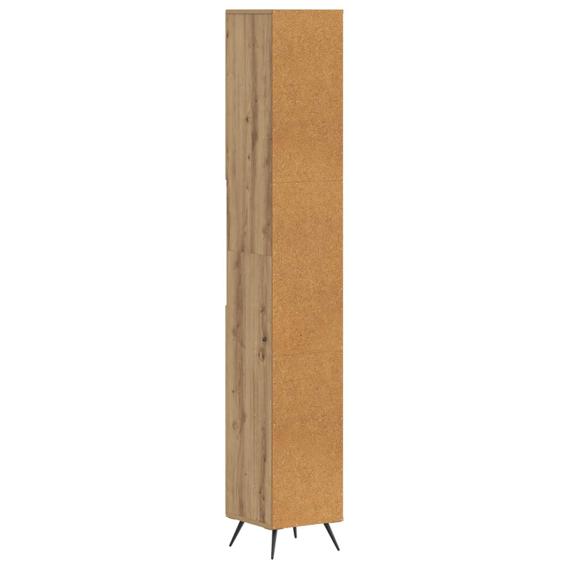 Cabinet de Baie cu Raft Deschis BREDA Lemn vechi