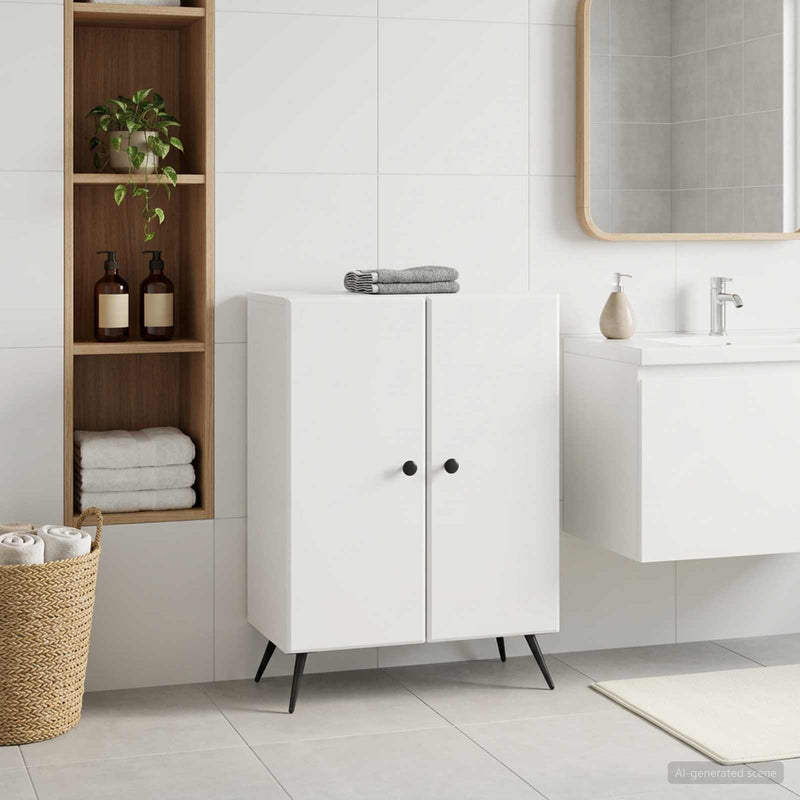 Dulap de Depozitare pentru Baie BREDA Alb 59,5 x 31 x 80 cm