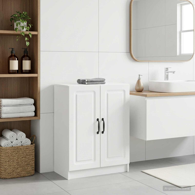 Dulap de Depozitare pentru Baie UTRECHT Alb 59,5 x 31 x 77 cm