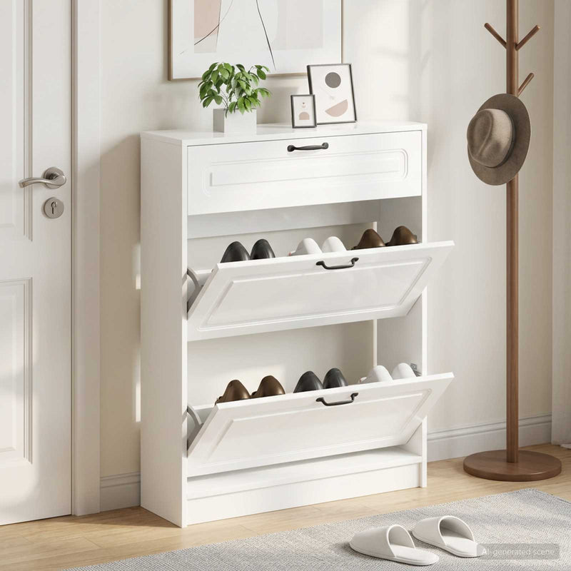 Dulap pentru pantofi UTRECHT 78 x 24 x 100 cm Lemn prelucrat