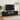 Cabinet TV cu LED Negru Lemn prelucrat
