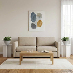 Suport pentru plante 2 buc. Alb foarte lucios 40 x 40 x 40 cm