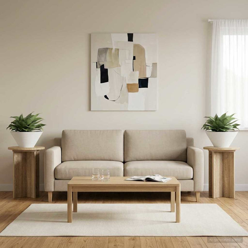 Suport pentru plante 2 buc. Stejar Sonoma Ø29,5 x 40 cm