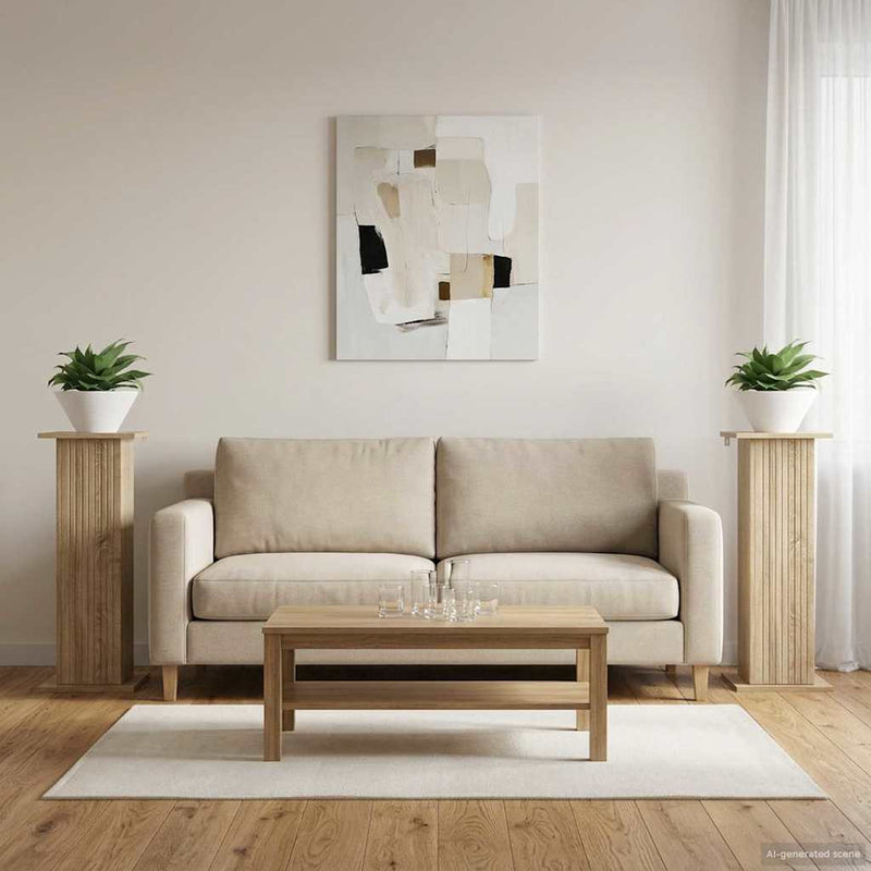 Suport pentru plante 2 buc. Stejar Sonoma 30,5 x 30 x 80,5 cm