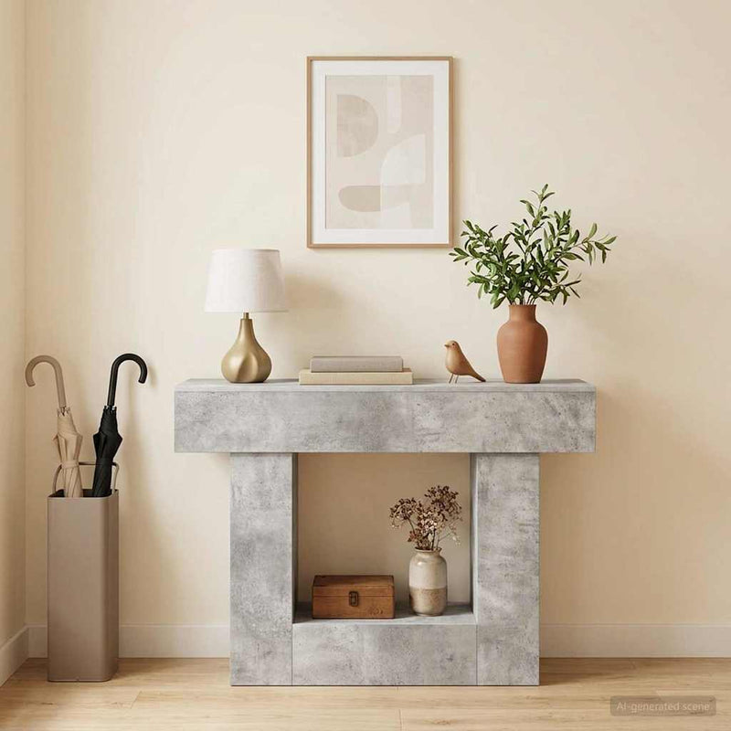 Gri Beton 101 x 30 x 74 cm