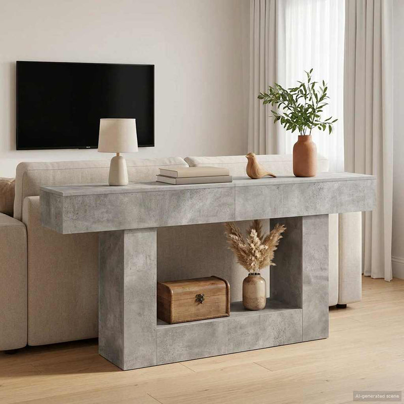 Gri Beton 160 x 30 x 74 cm
