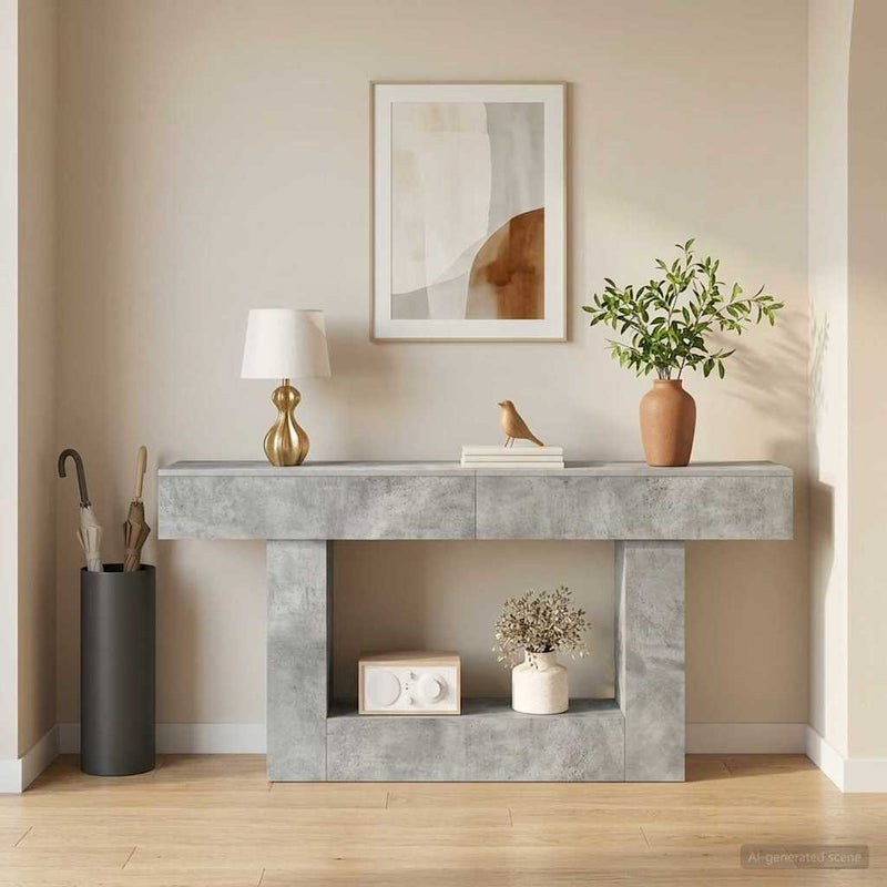 Gri Beton 160 x 30 x 74 cm