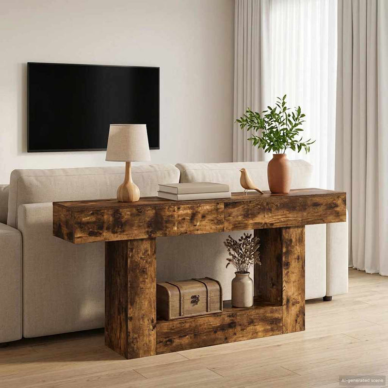 Stejar Afumat 160 x 30 x 74 cm