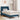 Cadru de pat cu headboard albastru 80 x 200 cm Catifea