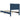 Cadru de pat cu headboard albastru 80 x 200 cm Țesătură
