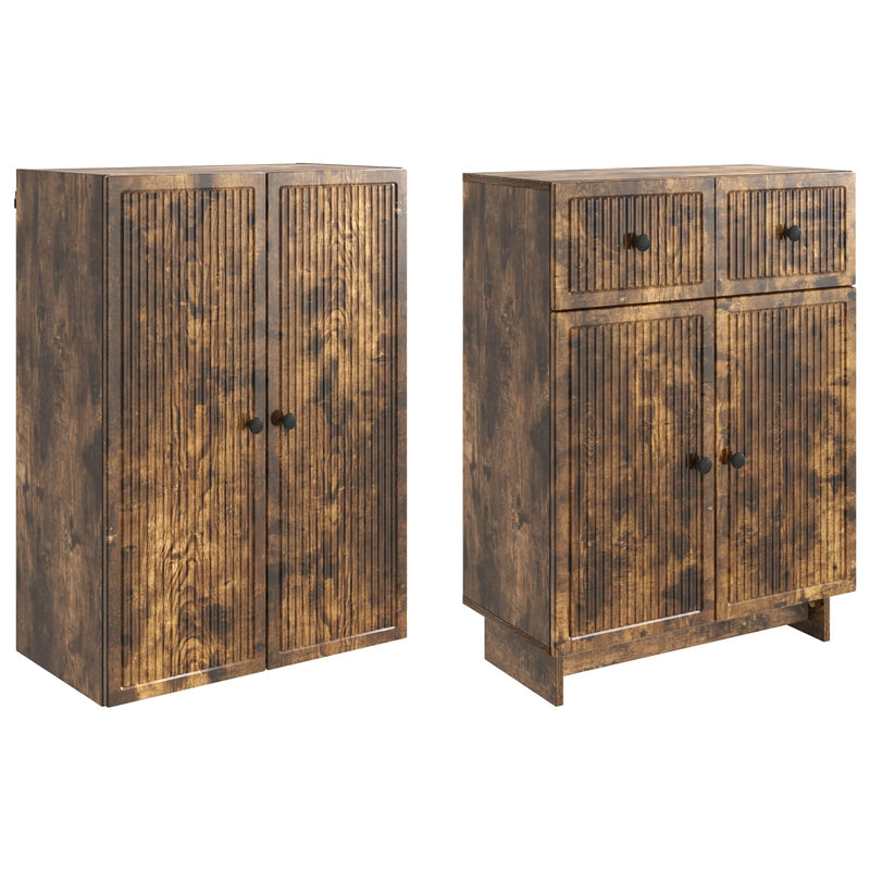 Set de Dulapuri 2 buc. Lemn prelucrat