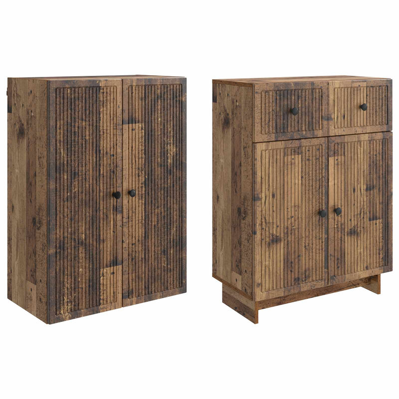 Set de Dulapuri 2 buc. Lemn prelucrat