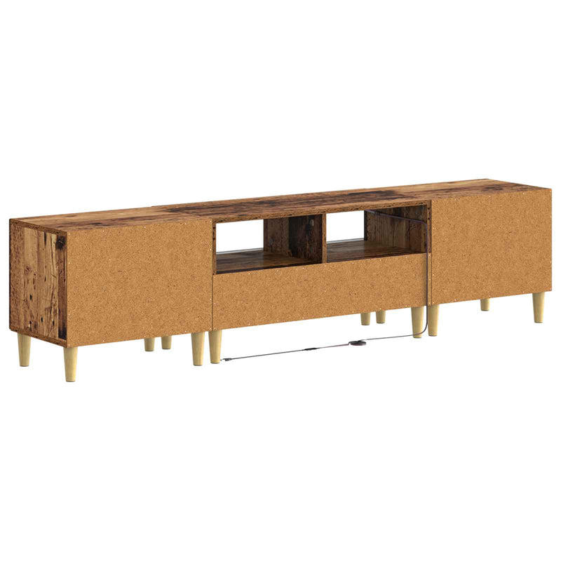 Set de 3 piese pentru TV cu LED ARNHEM 3 buc. Lemn vechi