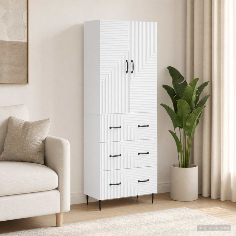 Set de Dulapuri 2 buc. 66 x 34,5 x 90 cm Lemn prelucrat