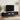 Set de 3 piese pentru TV cu LED Negru Lemn prelucrat