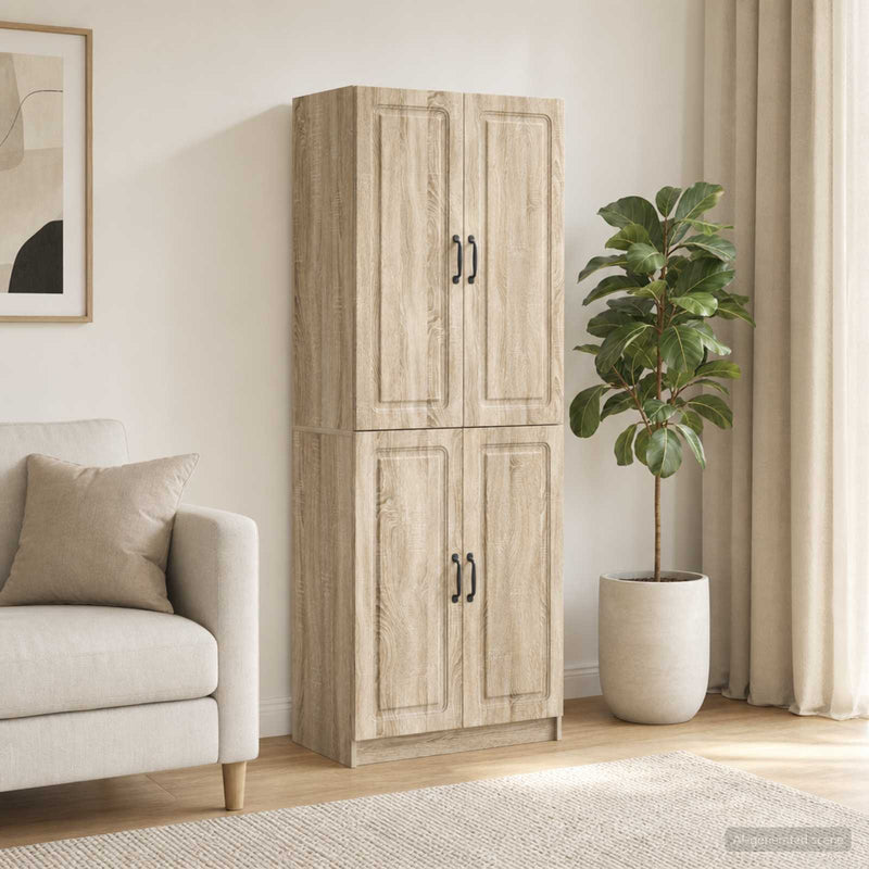 Set de Dulapuri 2 buc. Stejar Sonoma Lemn prelucrat