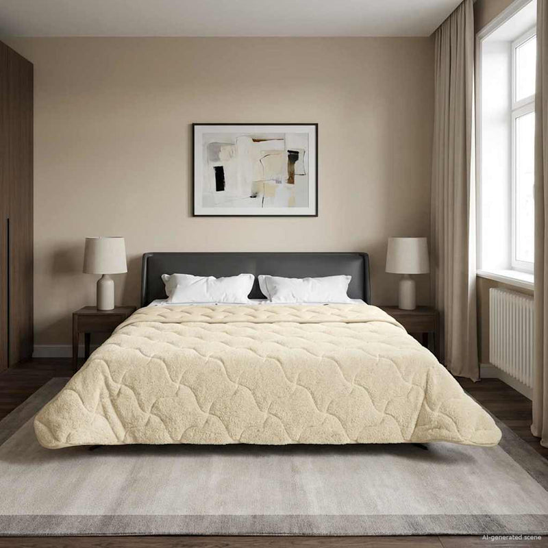 Pilotă de vară 200 x 220 cm Vară Crem Respirabil