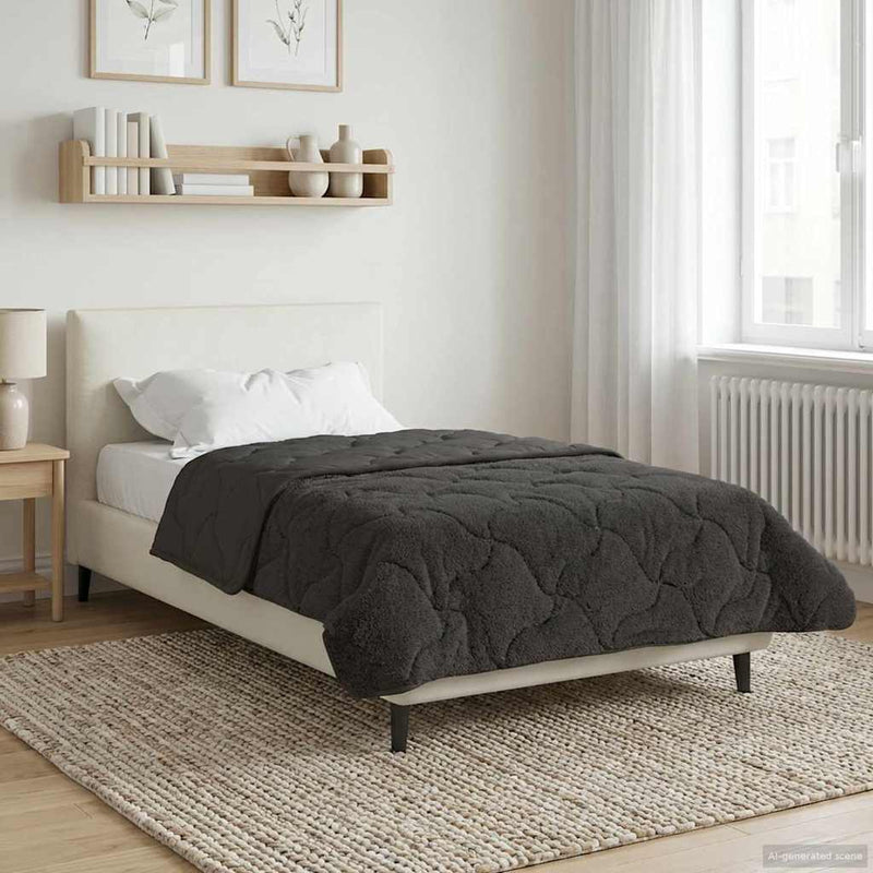 Duvet complet pe tot parcursul anului Antracit 155 x 200 cm